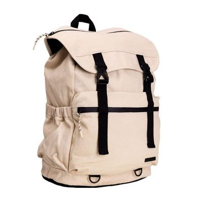 Mochila Laptop Canvas Clara E Preta