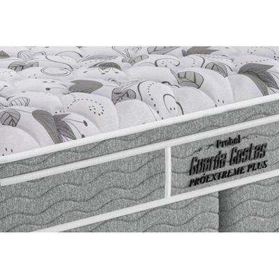Colchão Queen Anatômico D45 / Guarda Costas Próextreme Plus Euro Pillow Gray (158x198x24) - Probel
