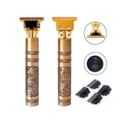 Aparador De Cabelo Dragao Dourado 4 Pentes Usb