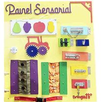 Painel Sensorial - Madeira - BrinqMutti