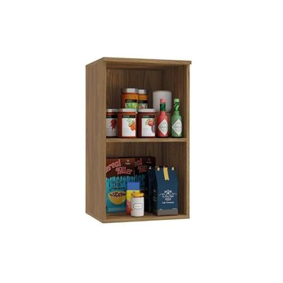 Armário Aéreo Cozinha Modulado Botanic M631 Com 1 Porta 40cm Nogueira - Kappesberg