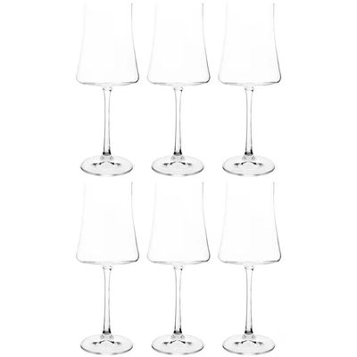 Conjunto de Taças para Vinho Tinto Xtra 460ml 6 Peças Bohemia Transparente