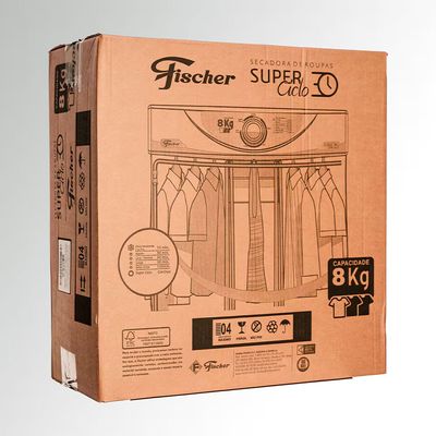 Secadora de Parede Fischer 8 kg Super Ciclo com Timer contínuo Branco / 220V