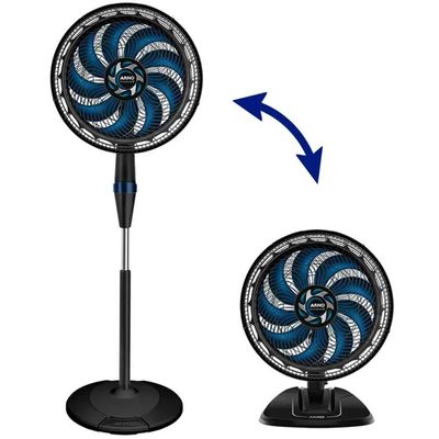 Vent 40cm Arno Coluna 2 Em 1 X-treme 9 Ve9m - 2720017494 Preto 220 Volts
