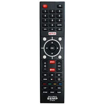 Controle Remoto Substitui Controletv Smartmultilaser Fbg9043