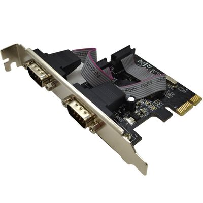 Kit 5 Placa Slot Pci Express Serial 2 Portas De Pci Lt-P610