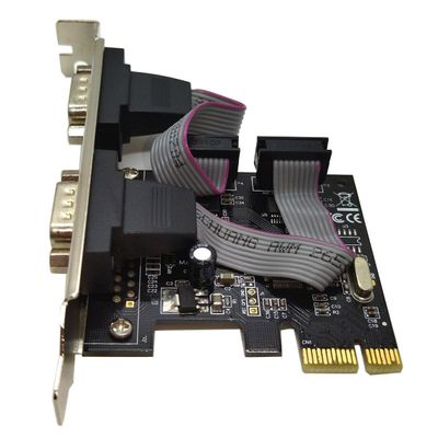 Kit 5 Placa Slot Pci Express Serial 2 Portas De Pci Lt-P610