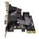 Kit 5 Placa Slot Pci Express Serial 2 Portas De Pci Lt-P610