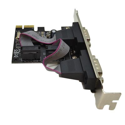 Kit 5 Placa Slot Pci Express Serial 2 Portas De Pci Lt-P610