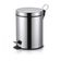 Lixeira Inox 3 Litros Pedal Cesto Lixo Removivel Prateado Banheiro Cozinha Multiuso 3l Luxo Vintage