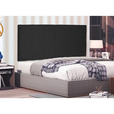 Painel para Cama Box Casal Ravenna Suede Preto