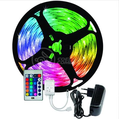 Fita Led Rgb Ultra 5050 Colorida Prova D`água + Usb