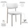 Kit 08 Cadeiras Decorativas Para Sala De Jantar Melina Base Arena L02 Facto Branco - Lyam Decor