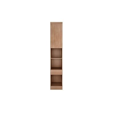 Mesa De Cabeceira Modulada Armário De Rizon-linea C- 1 Porta E 1 Gaveta Cumaru - Novo Horizonte