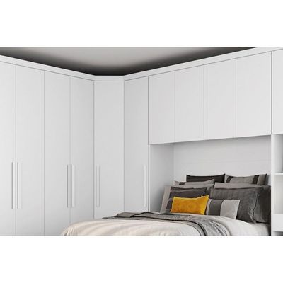 Módulo de Quarto Solteiro Guarda Roupa c/ 1 Porta Rizon/Linea Cumaru - Novo Horizonte