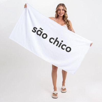 Toalha De Praia - Praia De São Chico Branco