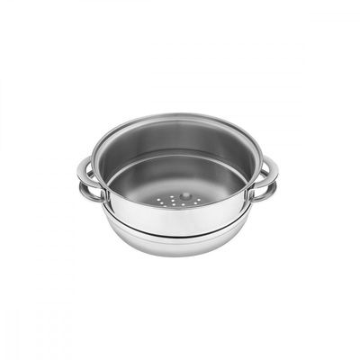 Cozi-Vapore Tramontina Solar em Aço Inox com Alças 20 cm 3,2 L