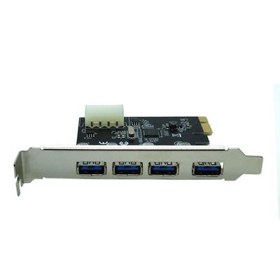 Kit 5 Placa Usb 3.0 Pci 4 Portas 5Gbps Pci-Express Pc Lt-612