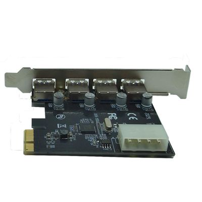 Kit 5 Placa Usb 3.0 Pci 4 Portas 5Gbps Pci-Express Pc Lt-612