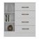 Cômoda Sapateira Para Quarto 1 Porta 4 Gavetas Lisa Branco