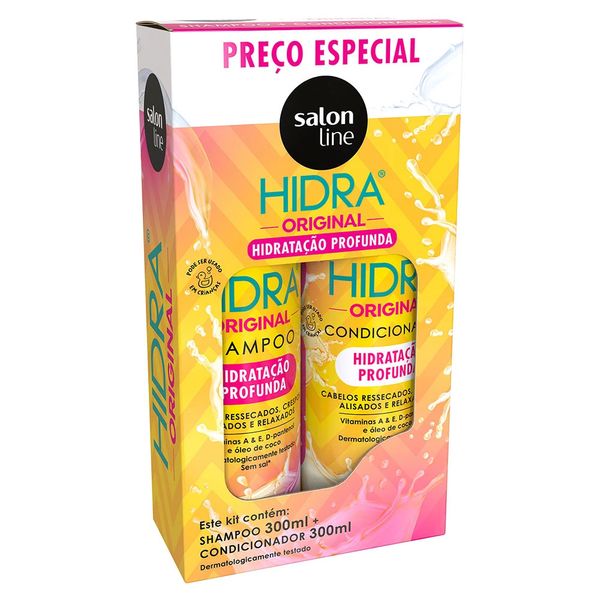 Kit Shampoo e Condicionador Salon Line Hidra Original 300ml Kit Shampoo e Condicionador Salon Line Hidra Original 300ml