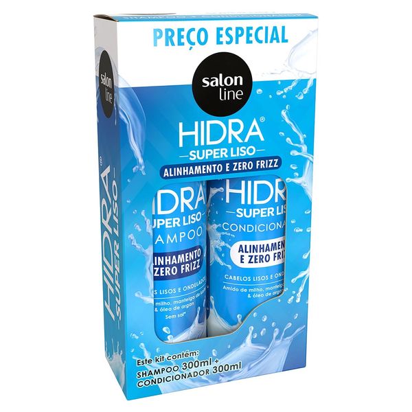 Kit Shampoo e Condicionador Salon Line Hidra Liso Extremo 300ml Kit Shampoo e Condicionador Salon Line Hidra Liso Extremo 300ml