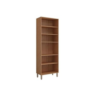 Torre Quente De Cozinha Paneleiro Divina Com 4 Portas E 1 Nicho Para Forno 70 Cm Freijo-off White - Mgm