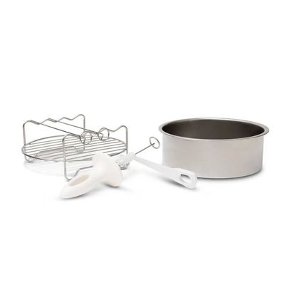 Kit de Acessórios para Air Fryer Electrolux + Protetor Descartável Antiaderente para Air Fryer - 50 unidades (PAELA01) Não se aplica