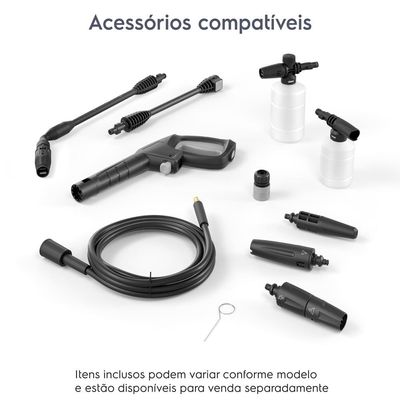 Lavadora de Alta Pressão Electrolux PowerWash 1400W com 1800PSI Preto com Amarelo / 110V