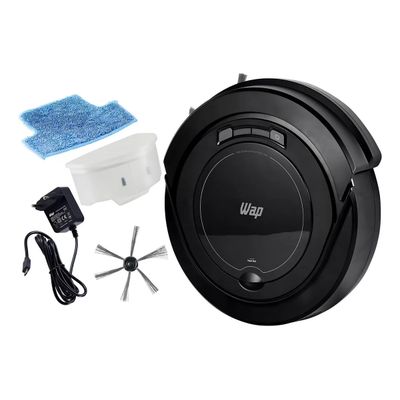 Robô aspirador Robot W90 varre aspira e passa pano 30w Wap cor preto 110V/220V