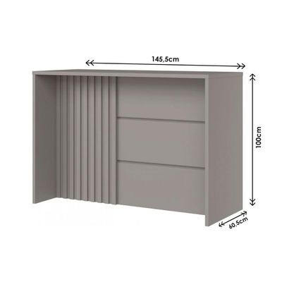 Balcão de Cozinha Modulado Gourmet Belize Cinza - Henn