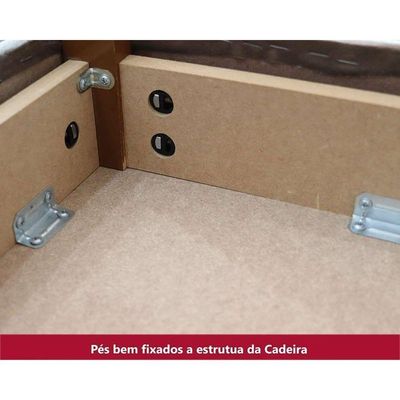 Kit 2 Cadeiras Sala Jantar Milla 2 Un Nature/Linho Bege - Henn