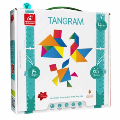 Jogo Tangram - Madeira - 2068 - Brincadeira De Criança