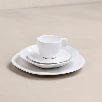Jogo De Jantar 30 Peças Ryo Chá White Porcelana Oxford