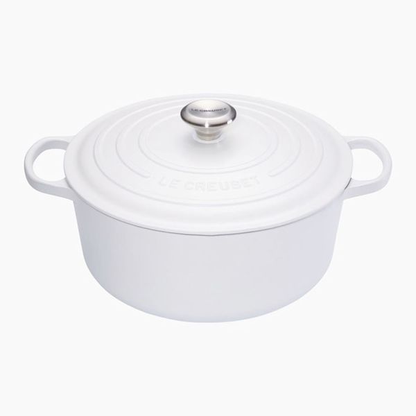 PANELA REDONDA LE CREUSET 24CM TRADITION COTTON BRANCO  21001244314461