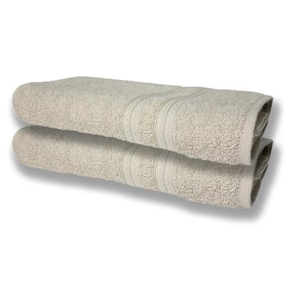 4 Toalhas Super Felpudas Grande E Grossa Algodão 80x150 Itália Soft Beka Bege Bege