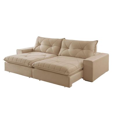 Sofá Hall Linho Dois Módulos De 90cm B25cm Meu Sofá Online A226 Linho Bege