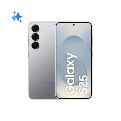 Smartphone Galaxy S25 5G Prata 256GB Tela de 6.2 12GB RAM Samsung Prata / Bivolt