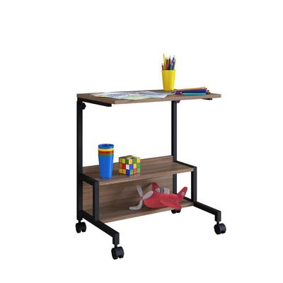 Mesa Auxiliar De Trabalho Com Regulagem De Altura E Rodízios Artetube