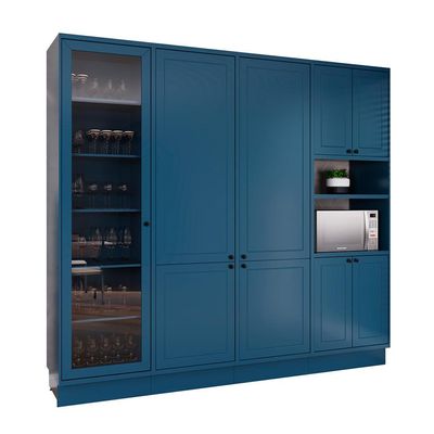 Cozinha Compacta Évora 9 PT Azul Órion
