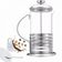 Cafeteira Francesa Em Inox Luxo Chaleira Expressa Em Vidro Cremeira Bule Prensa French Press Luxo 600ml