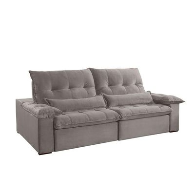 Sofá Nivus Veludo 02 Módulos De 120cm B25cm Meu Sofá Online B026 Veludo Prata