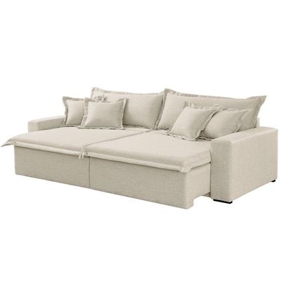Sofá Montreal Linho 02 Módulos De 100m B25cm Meu Sofá Online A302 Linho Branco