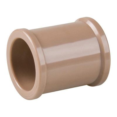 1 Unidade = Luva Pvc Soldável Cola 20Mm 1/2 Polegada Marron