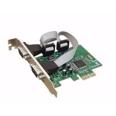 Placa Pci-e Express X1 Com 2 Portas Serial Db9 Rs232