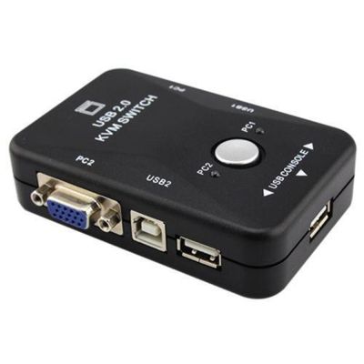 Chaveador kvm usb switch 2 portas vga kvm usb