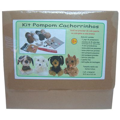 Kit Pompom - Cachorrinhos - Kits for Kids