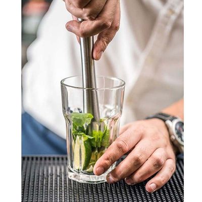 Coqueteleira Inox Copo Duplo Coador Strainer Socador Kit Drinks Bar