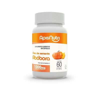 Óleo De Semente De Abóbora 1000mg (60 Caps) - Padrão: único