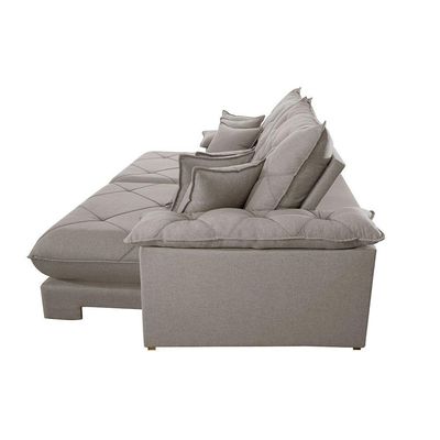 Sofá ágata Veludo Dois Módulos De 120cm B25 Meu Sofá Online B026 Veludo Prata